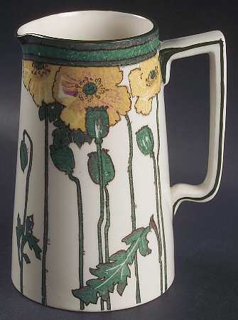 Poppies B (Multisided, Yellow) 30 Oz Pitcher