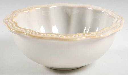 Hobnail Cream Coupe Cereal Bowl