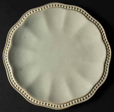 Hobnail Cream Salad Plate
