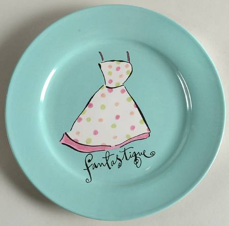 Stylish Women Salad Plate