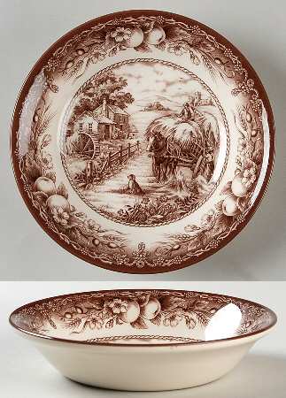 Hayride Brown Coupe Cereal Bowl