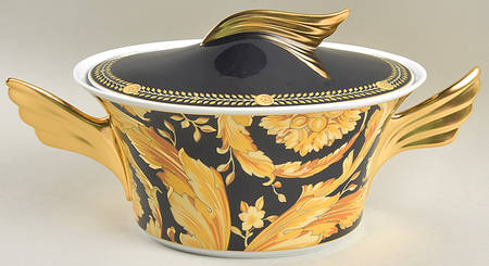 Vanity Oval Covered Vegetable