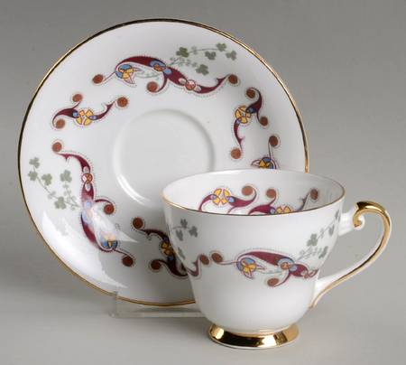 Clonmacnoise Footed Cup & Saucer Set