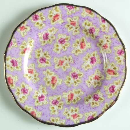 Vintage Floral Collection Dessert/Pie Plate