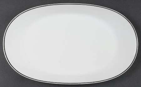 3455 (Bettina Shape) 13" Oval Serving Platter