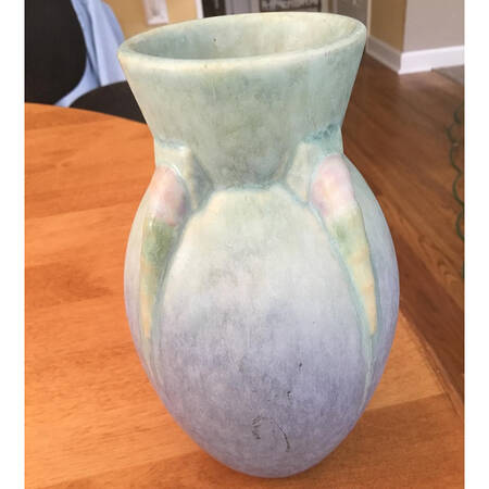 Topeo Blue Matte 6" Vase