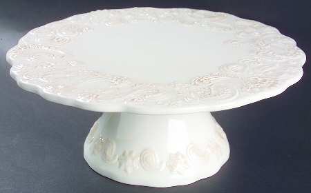 Paisley 12" Diameter Pedestal Cake Stand