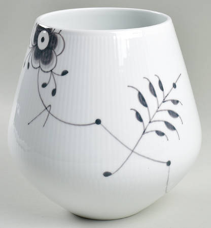 Mega Black 8" Vase by Royal Copenhagen