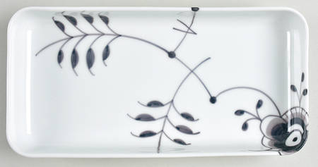 Mega Black 9" Oblong Tray by Royal Copenhagen