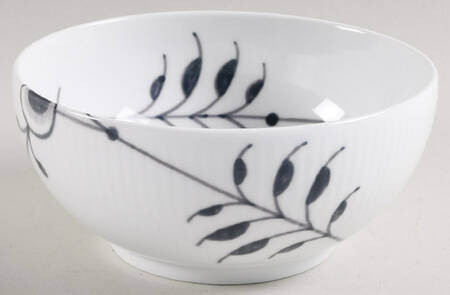 Mega Black 6" Round Serving Bowl by Royal Copenhagen