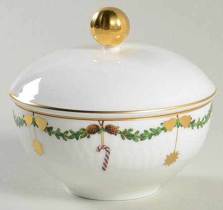 Star Fluted Sugar Bowl & Lid