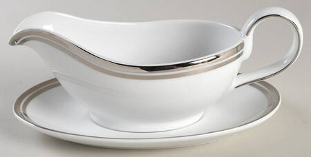 Pure Platinum Gravy Boat & Underplate