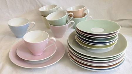 3256 Flat Cup & Saucer Set