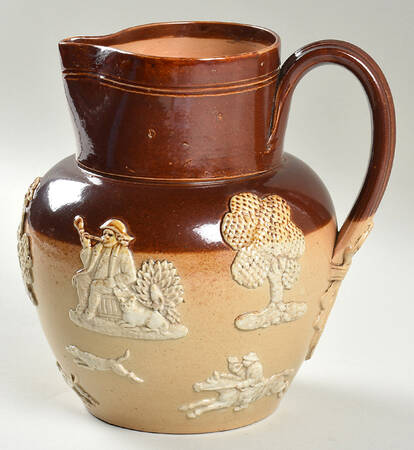 Lambeth Hunting Scene 36 Oz Jug
