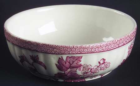 Bordeaux (Red Flowers, No Trim) by Ridgway (Ridgways)