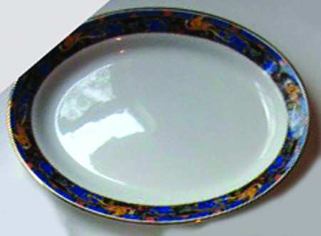 E3023 12" Oval Serving Platter