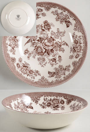 Asiatic Pheasant Brown Soup/Cereal Bowl
