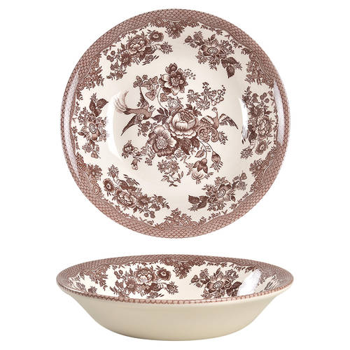 Asiatic Pheasant Brown Coupe Cereal Bowl