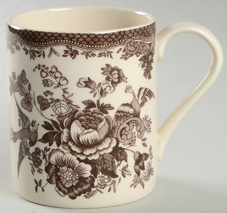 Asiatic Pheasant Brown Mug