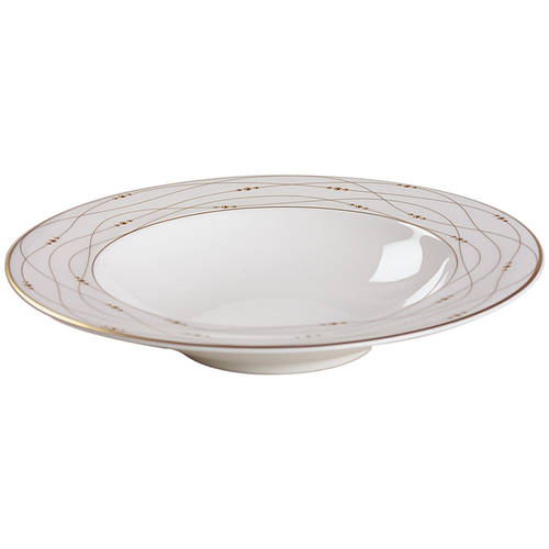 Precious Gold Rim Soup Bowl