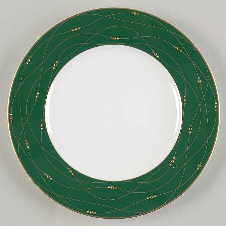 Precious Gold Accent Luncheon Plate