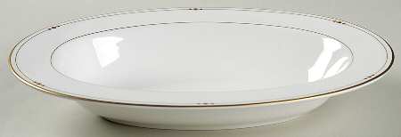 Precious Gold 11" Oval Vegetable Bowl
