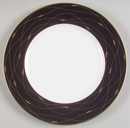 Precious Gold Accent Luncheon Plate