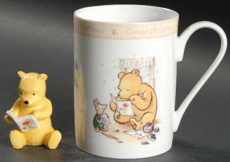 Winnie the Pooh Collection (Disney, Porcelain) (Congratulations) Mug & Figurine Set