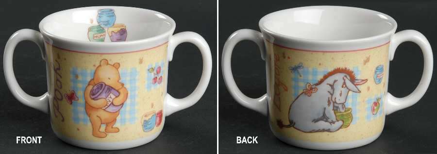 Winnie the Pooh Collection (Disney, Porcelain) 2 Handle Baby Mug