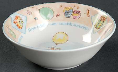 Winnie the Pooh Collection (Disney, Porcelain) Birthday Child's Bowl
