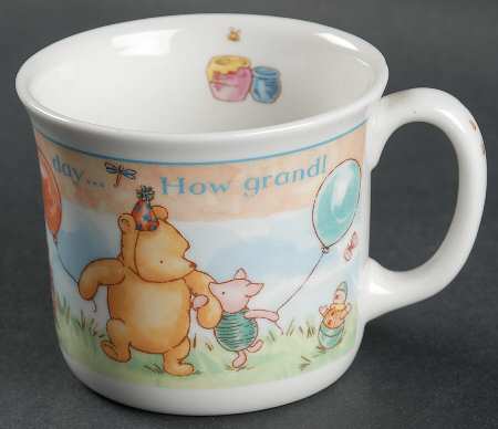 Winnie the Pooh Collection (Disney, Porcelain) Birthday Child's Mug