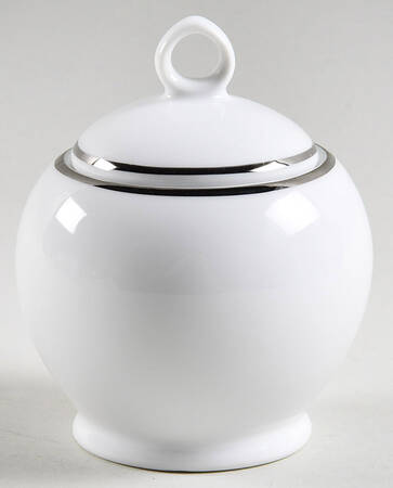 Simply Platinum Sugar Bowl & Lid