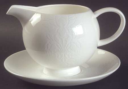 Serenity (Embossed Tapestry) Gravy Boat & Underplate