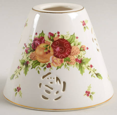 Old Country Roses Holiday (2006) Shade for Candle Lamp