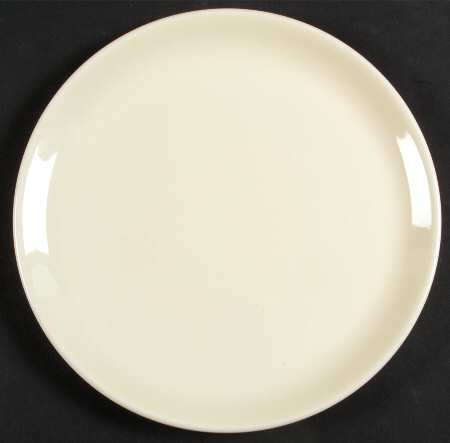 Bay Leaves Cream Salad Plate