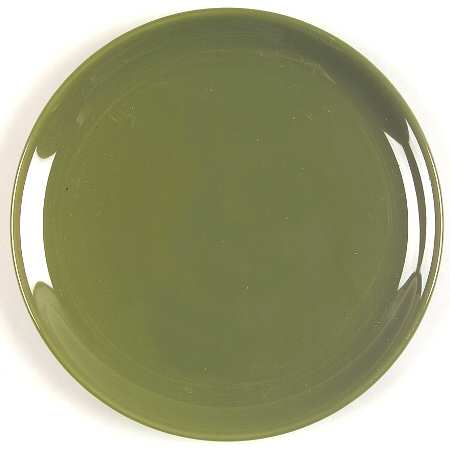Bay Leaves Dark Green Salad Plate