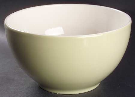 Bay Leaves Light Green 9" Round Vegetable Bowl