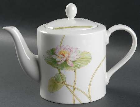 Water Lily Teapot & Lid