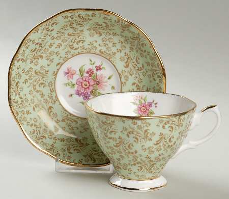 Archive Apple Footed Cup & Saucer Set