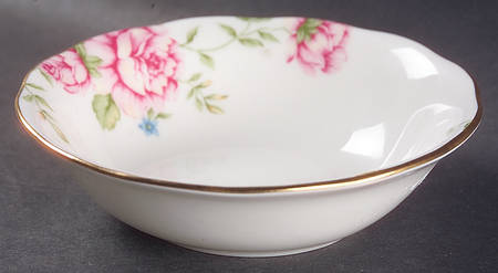 English Rose Fruit/Dessert (Sauce) Bowl