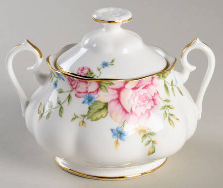 English Rose Sugar Bowl & Lid
