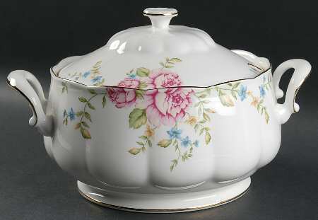 English Rose Tureen &  Lid