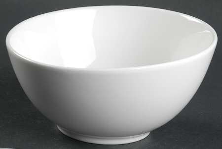Spa Lifestyle Reflection White 6" All Purpose Bowl