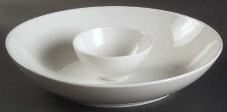 Spa Lifestyle Reflection White (2 Piece) Chip & Dip Set