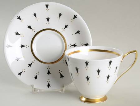 Ermine Footed Cup & Saucer Set