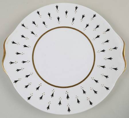 Ermine Handled Cake Plate