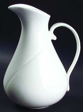 Spa Lifestyle Waterdrop White 80 Oz Pitcher