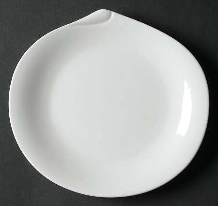 Spa Lifestyle Waterdrop White Bread & Butter Plate