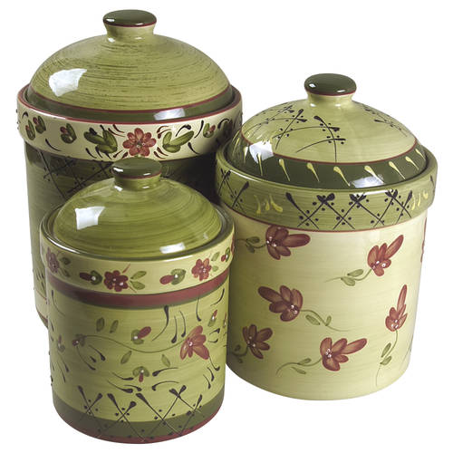 Fleuron (3 Piece) Canister Set (Box Set)