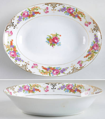 RNW8 10" Oval Vegetable Bowl